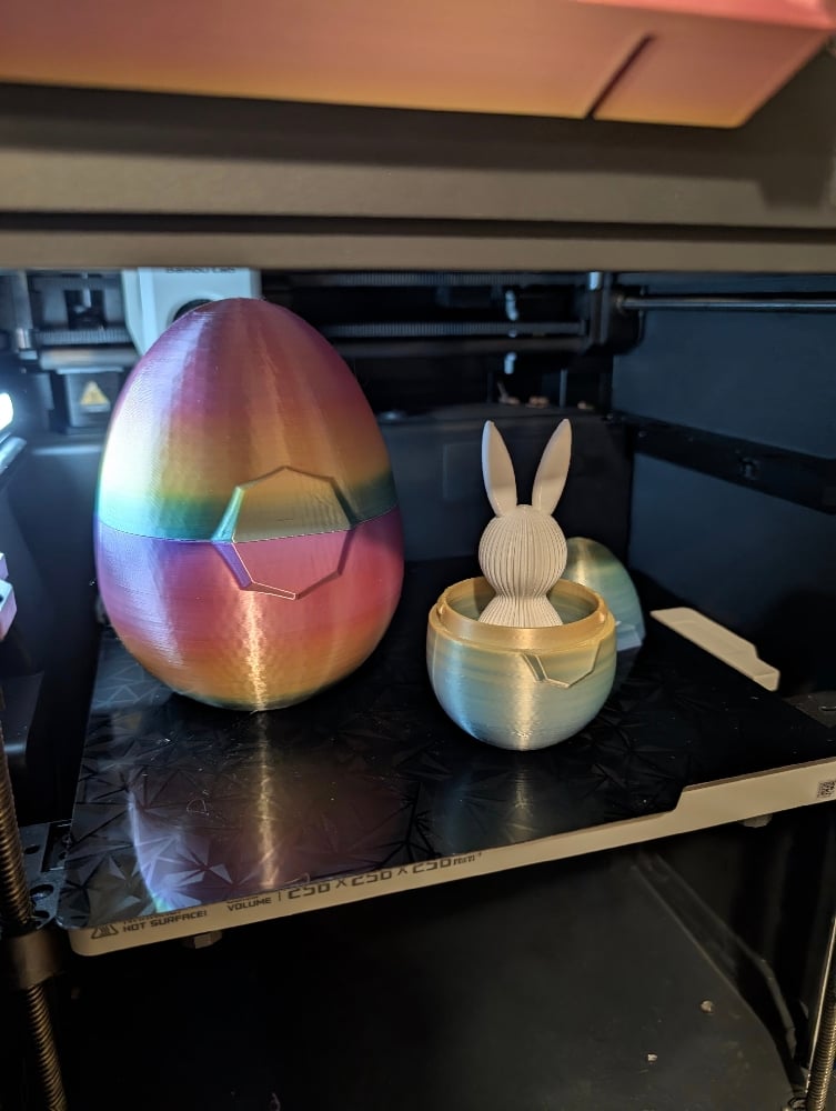 Elegante 3D-gedruckte Osterhasen-Deko – Stilvolle Frühlingsakzente für dein Zuhause!